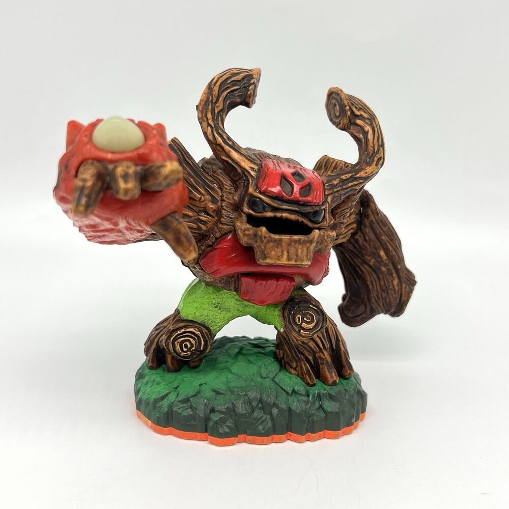 Skylanders GIANTS Tree Rex 2012 Activision 4” Figure with Orange Base - Tested